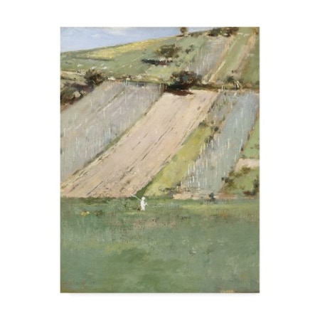 Theodore Robinson 'A Hillside Giverny' Canvas Art,14x19